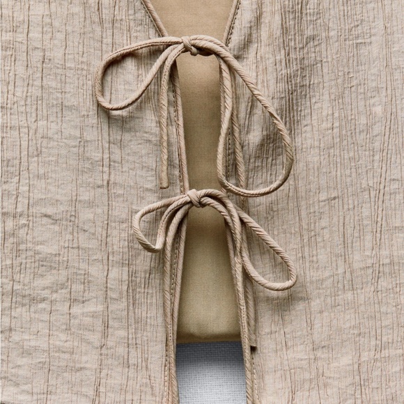 Stylish Beige Two-Piece Set - Picture 3 of 5